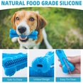 thumbnail image 4 of Dog Toothbrush Toy – Dog Chew Bone for Teething – Silicone Puppy Training Interactive Dog Toys – Multifunctional, Teeth Cleaning + Gum Massage – for Small Dogs, 4 of 8