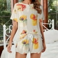 thumbnail image 2 of Cartoon Cake 2 Pack Women’s Pajama Set Print Sleepwear And Shorts Y2k Loungewear Sets S-5XL, 2 of 7