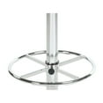 thumbnail image 3 of Starlight Canyon Home Glass Bar Table with Chrome Base – Counter Height Round Cocktail Table, 3 of 6