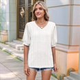 thumbnail image 4 of Camisa de Corta Abullonada para Mujer, Top de Verano, , Talla XXL, 4 of 6
