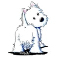 thumbnail image 3 of CafePress - Kiniart Fluffybutt Westie - Women's Light Pajamas, 3 of 4