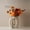 Cross Tube Flower Vessel Set B, variant on European-style Instagram-worthy white ceramic art vase, high-end floral arrangement ornament, cross-border e-commerce.