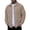 Khaki, variant on Men's Fashion Adding Solid Color Corduroy Lapel Long Sleeved Pockets Button Coat Khaki