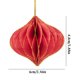 thumbnail image 2 of Fiudx Ofertas del día Bolas de papel para árbol de Navidad, abanicos de papel para colgar en la decoración del árbol de Navidad, minibolas irrompibles para Navidad, adornos navideños para colgar en e, 2 of 2