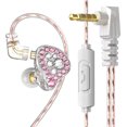 thumbnail image 1 of Audífonos HiFi con enchufe de 3,5 mm, auriculares con diamantes, regalos de cumpleaños para host de transmisión en vivo, 1 of 9