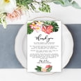 thumbnail image 2 of Koyal Wholesale Tropical Florals Wedding Thank You Place Setting Cards for Table Reception, Dinner Plates, Family, 56-Pk, 2 of 5