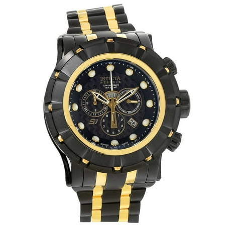 Invicta 16950 Men's S1 Rally Reserve Chronograph Black Dial Two Tone Steel Dive Watch