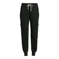thumbnail image 6 of No Boundaries Juniors' French Terry Cargo Jogger Pants, 6 of 6
