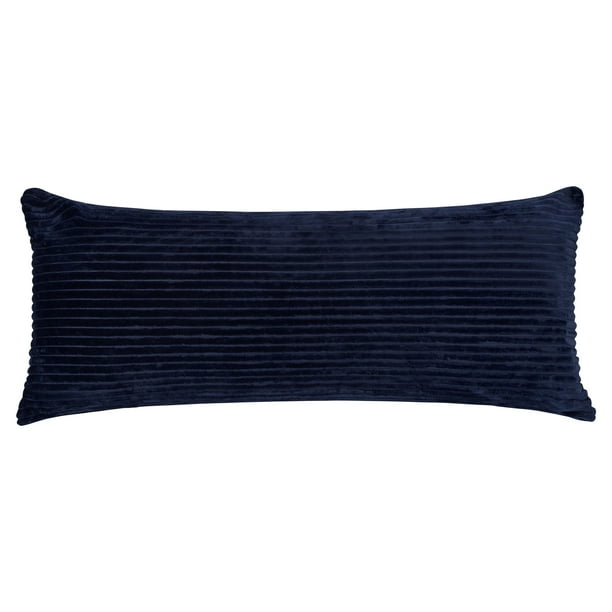 Your Zone Body Pillow for Kids, Blue, SpotClean, 48 inches long