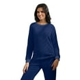 thumbnail image 6 of MINTREUS Womens Christmas Fannel Fuzzy Pajamas - Plush Fleece Set with Pockets | Holiday Gift & Toasty Loungewear, 6 of 6