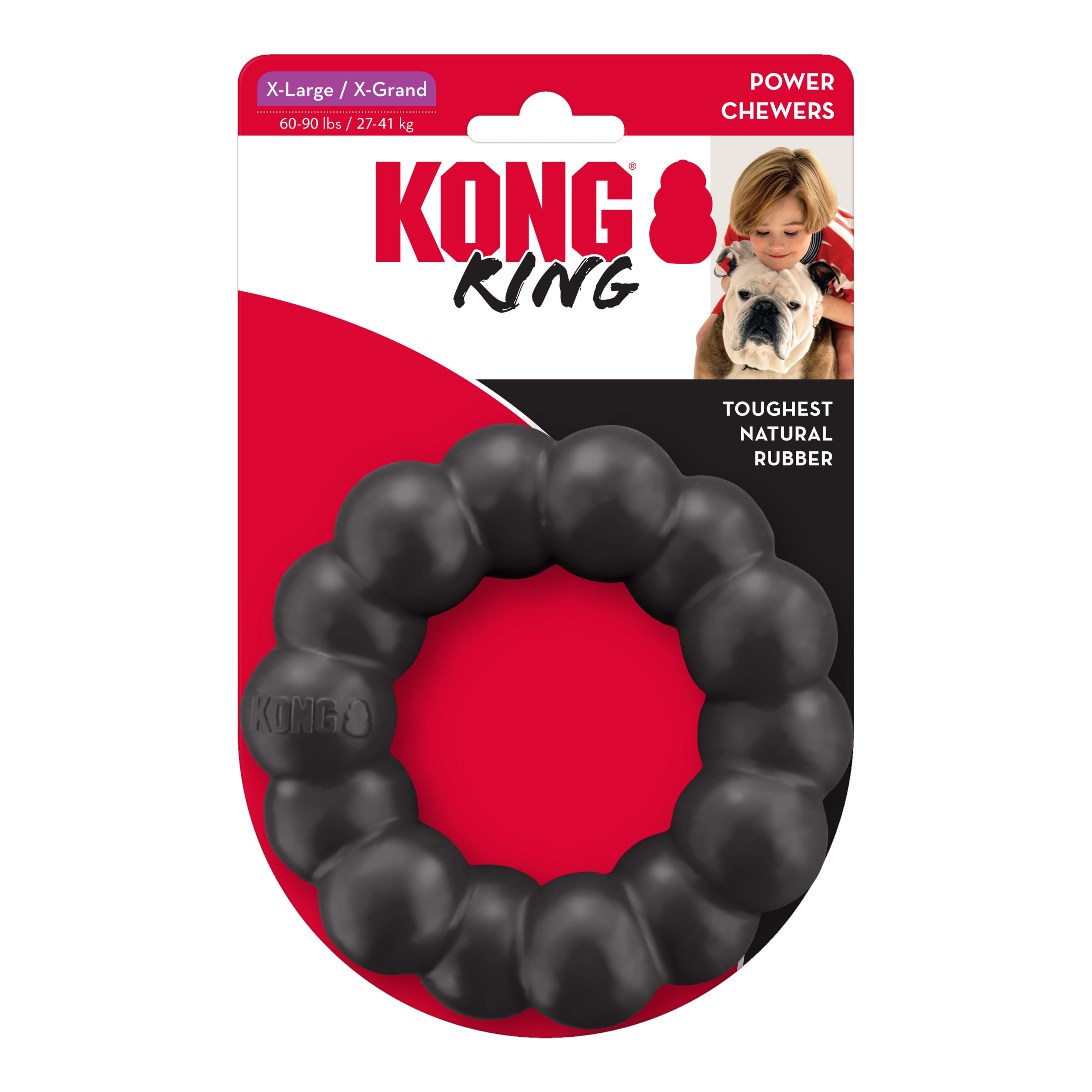 KONG® Extreme Ring Durable Dog Toy, Extra Large, for Dogs Between 60-95 lbs