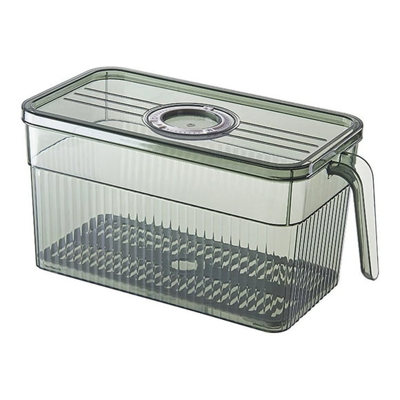 Food Storage Organizer Small Dressing Containers with Lids Glass Pantry Storage Containers with Lids Produce for Refrigerator Reusable Condiment Containers with Lids Apartment Necessities