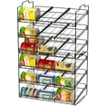 DecoBros Supreme Stackable Can Rack Organizer, Black