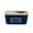 Navy Blue, variant on Butter Dish with Lid, Dingrich 21oz Large Ceramic Butter Dish with Knife, Airtight Butter Keeper Container with Cover, Ceramic Butter Keeper Container - Red