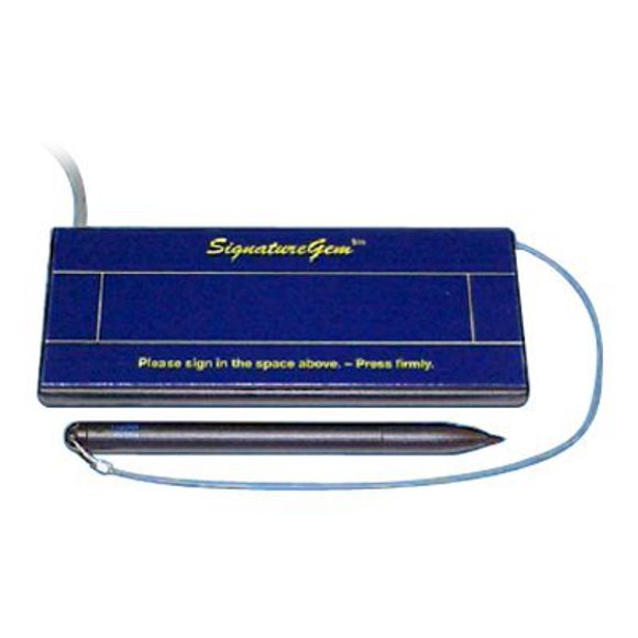 Topaz SignatureGem 1x5 T-S261 - Signature terminal - 4.8 x 1 in - electromagnetic - wired - USB