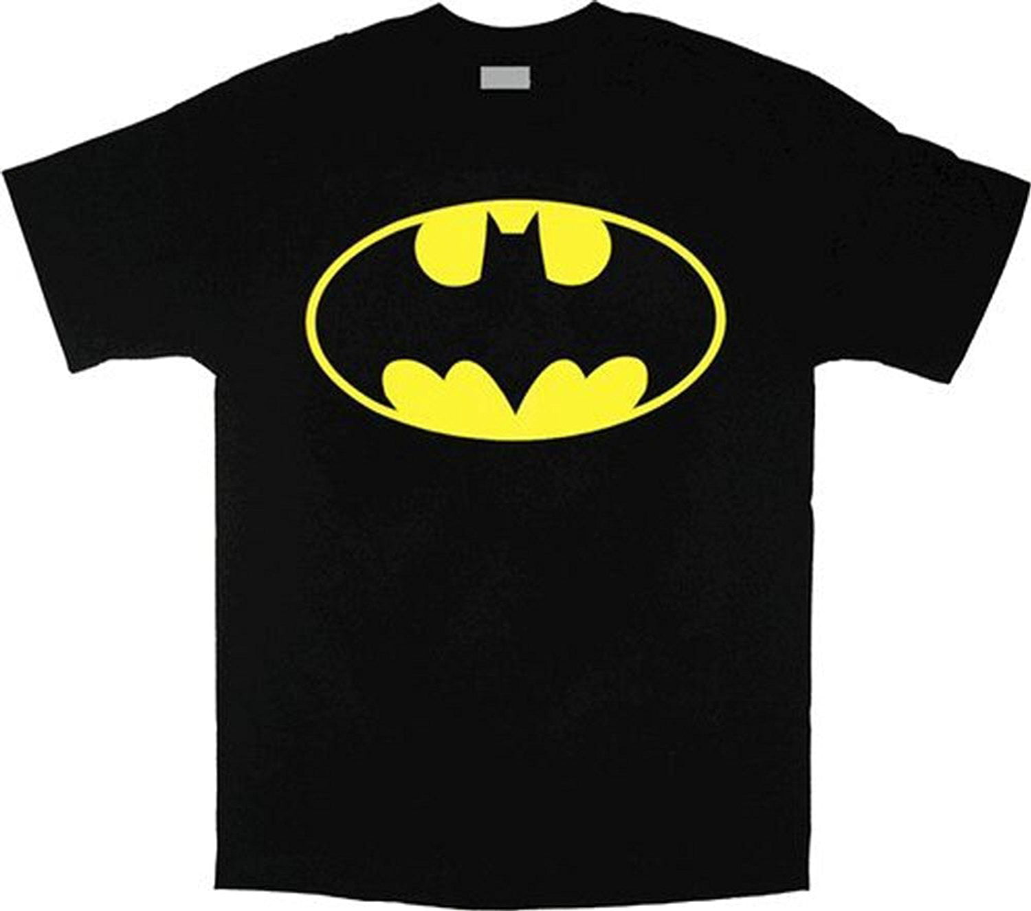 Changes - Batman Yellow Logo Adult Black T-Shirt - Walmart.com ...