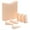 Khaki, variant on 1pc 24 Cut Makeup Sponges For Foundation, Small Wedge Shaped Sponge Applicator For Liquid Cream Foundation Festival Makeup