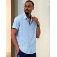 thumbnail image 2 of COOFANDY Guavera Shirts for Men Summer Beach Shirts Mens Short Sleeve Vacation Shirts, 2 of 6