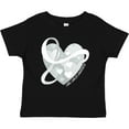thumbnail image 3 of Inktastic Lung Cancer Awareness White Ribbon Around Heart Boys or Girls Baby T-Shirt, 3 of 5