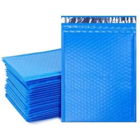 100 #0 6x10 Blue Poly Bubble Padded Envelopes Mailers Shipping Case 6"x10"