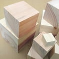 Wooden Alphabet Cubes for Wedding Decor, 3D Blocks, Set of 20 Crafting ...