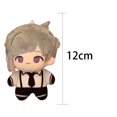 thumbnail image 3 of Muñeco de peluche de Anime BSD Osamu Dazai Nakahara Chuuya Nakajima Atsushi Edogawa Rampo, Mini llavero colgante, regalos de juguete súper bonitos, 3 of 5