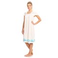 thumbnail image 2 of Lati Fashion Women Nightgowns Short Sleeve Female Nightgowns & Sleepshirts Green XXL, 2 of 4