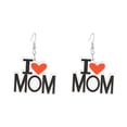 thumbnail image 2 of Metal Earrings Mother's Day Father's Day Party Dressing Earrings Metal Crafts Gift Earrings Pair, 2 of 6