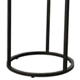thumbnail image 4 of Contemporary Home Living Round Top Accent Table - 26.25" - Chestnut Brown and Black, 4 of 6