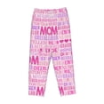 thumbnail image 4 of Balery Best Mom ever print Women's Pajama Pants,Ultra Lightweight Pjs,Lounge Pant-X-Large, 4 of 9
