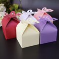 thumbnail image 2 of Caja de papel perlado para dulces, caja de embalaje para dulces de boda, caja de mariposa hueca, caja cuadrada plegable personalizada de 6 cm, 2 of 4