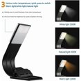thumbnail image 2 of LED Reading Light, 3 Colors Book Lamp Reading Light for Reading in Bed Flexible Desk Lamp Perfect for Reading LED Light for Reading (Black), 2 of 5