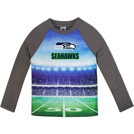- toddler gerber gray seattle seahawks long sleeve stadium t-shirt
