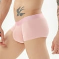 thumbnail image 6 of Sngxgn Boxer Briefs for Men, Stretch Breathable Men's Underwear(Pink,XL), 6 of 9