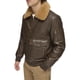 thumbnail image 2 of Chaqueta Tommy Hilfiger de piel sintética para hombre, estilo bomber, color marrón XL, 2 of 4