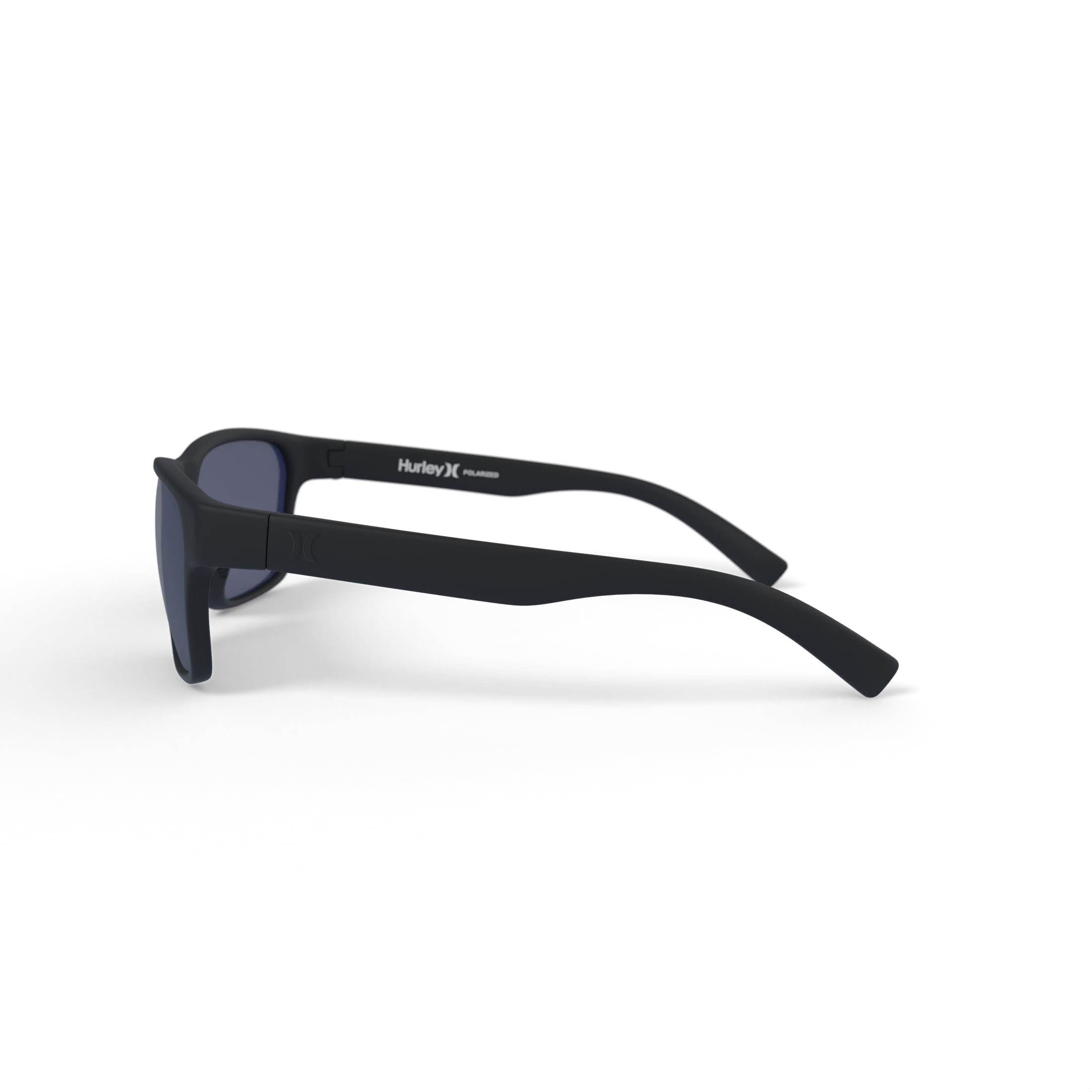 Hurley Cloudbreak Black Frame Sunglasses with Smoke Solid Polarized Lens