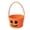 B, variant on Halloween Pumpkin Basket Cotton Rope Storage Bin with Handle for Candy Collection Party Decoration Trick or Treat Tote