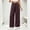 Brown, variant on Olyvenn Women's Summer Solid Athletic Wide Leg Pants, Thin Breathable Loose Straight Leg Trousers, Casual Outdoor Daily Wear Black S