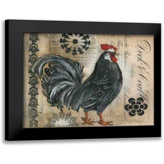 Poloson, Kimberly 14x12 Black Modern Framed Museum Art Print Titled - Daily Record I