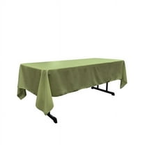 TCpop60x144-SageP19 Polyester Poplin Rectangular Tablecloth - Sage - 60 x 144 in.