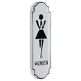 thumbnail image 1 of Cheungs 5327W Enamel Womens Room Placard, 1 of 1