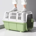 thumbnail image 5 of JWQFBC Airline Pet Carrier Portable Pet Transport Crate Vehicle Travel Carrier for Cats, Small Dogs, Black, 5 of 10