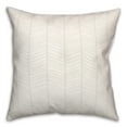 thumbnail image 2 of Creative Products White Chevron Lines 18x18 Indoor / Outdoor Pillow, 2 of 3
