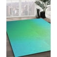 thumbnail image 3 of Ahgly Company Machine Washable Indoor Rectangle Transitional Medium Spring Green Area Rugs, 2' x 4', 3 of 7