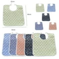 thumbnail image 1 of Adults Bibs w/ Adjustable Strap Clothing Protector Washable Protectors for Disabled Dark Blue, 1 of 6