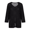 thumbnail image 5 of Crochet Lattice Tops For Women Beach Vacation Tshirts Peasant Tops For Women Womens Summer Tops Basic Tees For Women Loose Fit Tee Shirt Women Beachy Tops For Women Women Business Casual, 5 of 5