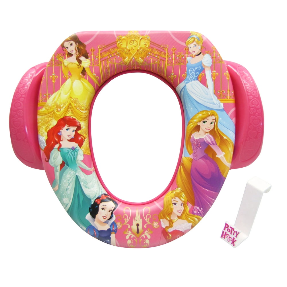 Disney Princess "Unlock My Heart" Soft Potty Seat with Potty Hook
