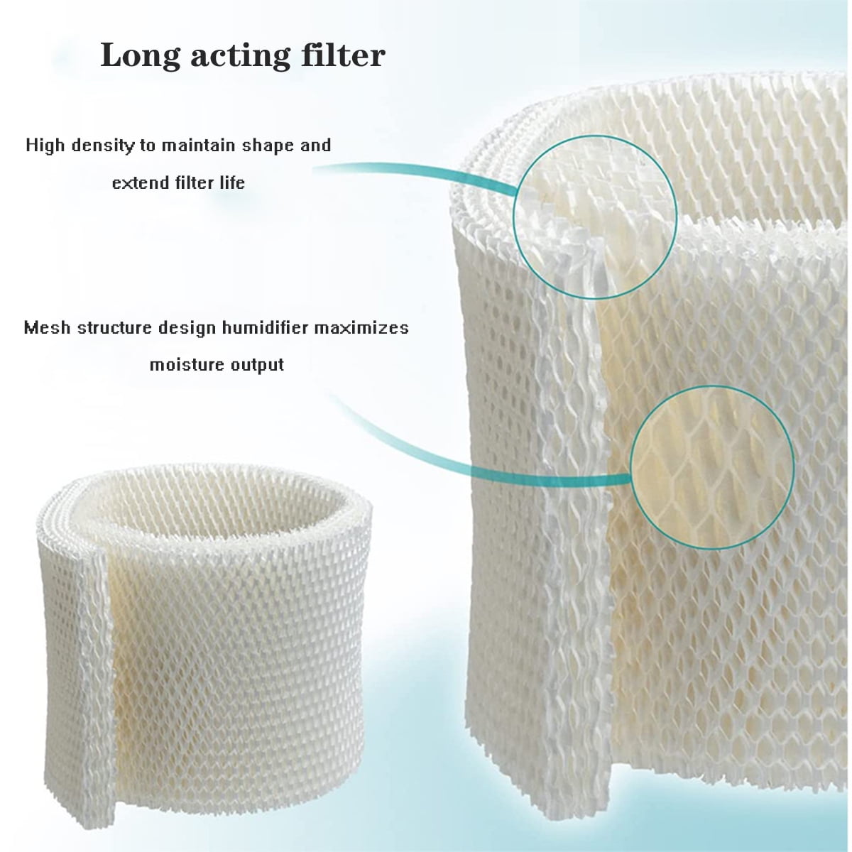 2 Pack MAF2 Replacement Wick Humidifier Filter Compatible with Air Care MAF2 Essick Air Moist AIR MA0800,MA0600,MA0601#15508 17006 15408 Humidifier
