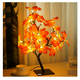 thumbnail image 5 of Lámpara Decorativa Hojas De Arce Navidad, Lámpara De Mesa Belug,  Naranja con negro, 5 of 5