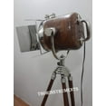 thumbnail image 3 of Vintage Wood Model Theme Spot Light Floor Stand Tripod Home Decor, 3 of 4